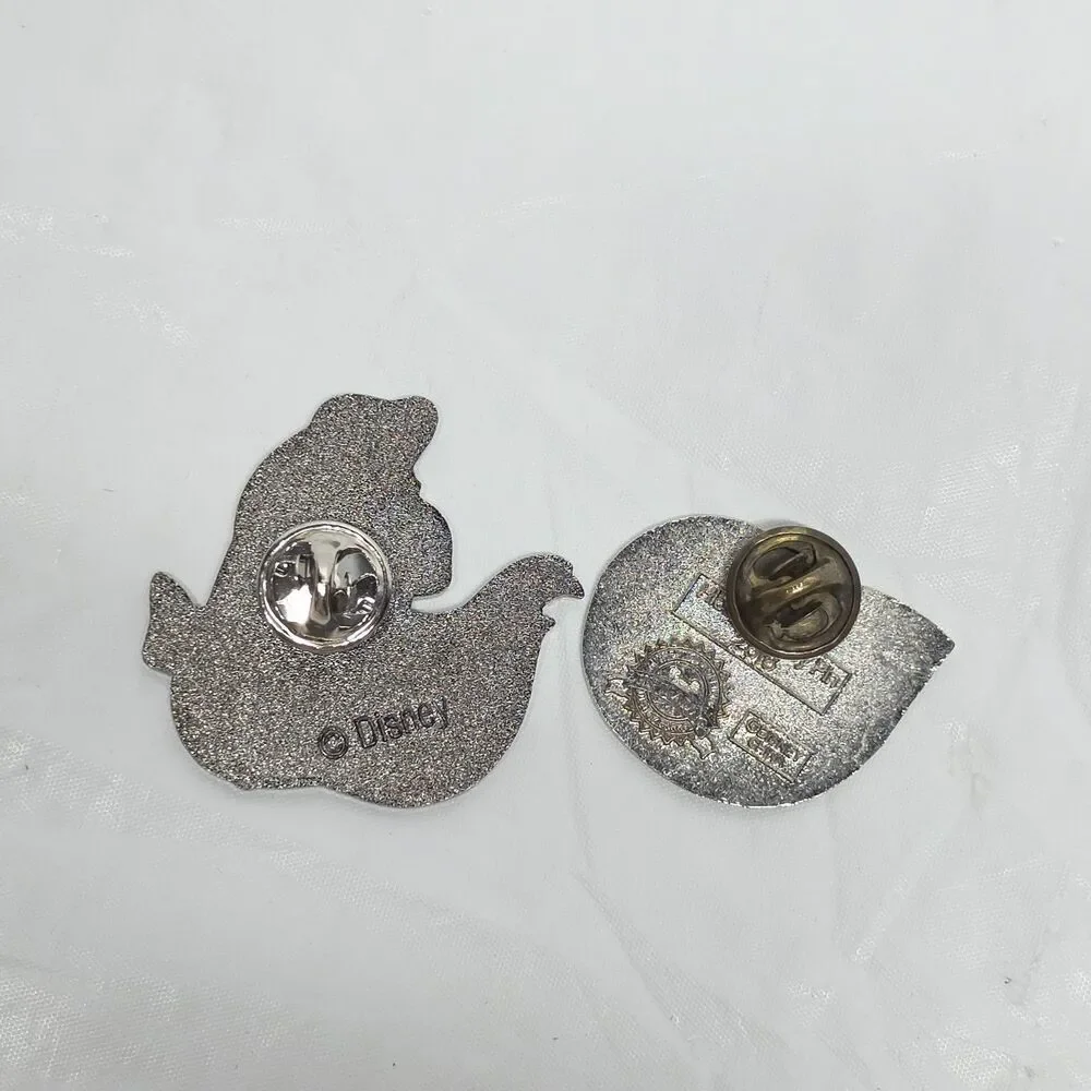 Disney The Little Mermaid Ariel Pin Set Of 2 Exclusive Movie Club Flounder